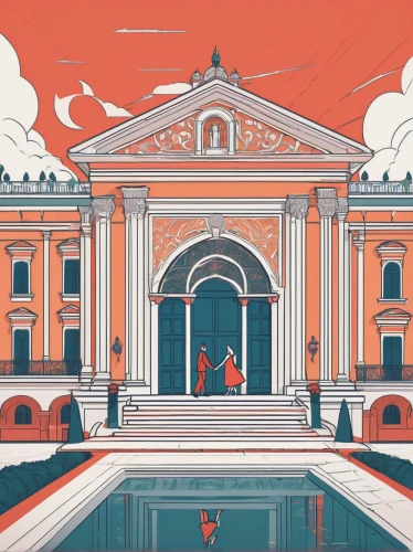 pompeii,vittoriano,old opera,europe palace,marble palace,venezia,neoclassical,venetian,palace,pompei,pink city,neoclassic,ancient rome,the palace,eternal city,aperol,frame border illustration,classical antiquity,ancient roman architecture,jaipur,Illustration,Vector,Vector 06