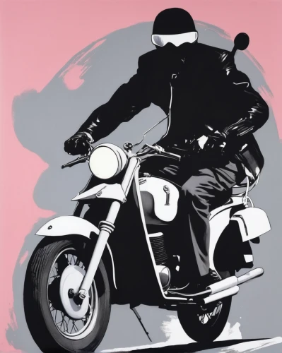 bike pop art,motorcyclist,vector graphic,motorbike,motorcycle,motorcycling,retro 1950's clip art,black motorcycle,a motorcycle police officer,vector illustration,motorcycles,vector image,motor-bike,silhouette art,biker,vespa,piaggio,vector art,ducati,cool pop art,Art,Artistic Painting,Artistic Painting 24