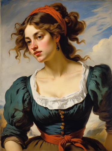 franz winterhalter,bougereau,portrait of a girl,young woman,woman holding pie,portrait of a woman,girl with cloth,woman sitting,woman with ice-cream,woman portrait,young girl,young lady,girl in cloth,vintage female portrait,girl portrait,woman playing,woman holding a smartphone,artemisia,woman's face,girl with a wheel,Art,Classical Oil Painting,Classical Oil Painting 08