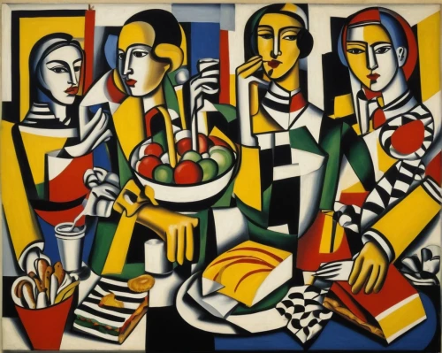 musicians,picasso,david bates,roy lichtenstein,braque francais,musical ensemble,african art,women at cafe,cubism,violinists,the flute,orchesta,string instruments,italian painter,musical instruments,street musicians,plucked string instruments,holy supper,motif,woman playing,Art,Artistic Painting,Artistic Painting 39
