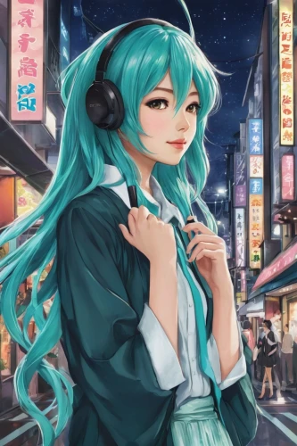 hatsune miku,miku,vocaloid,headphone,listening to music,hong,cyan,umiuchiwa,hk,teal digital background,music background,teal blue asia,mikuru asahina,mukimono,headphones,anime japanese clothing,aqua,earphone,harajuku,ayu,Photography,Documentary Photography,Documentary Photography 09