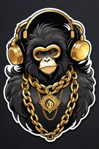 chimp,chimpanzee,monkeys band,skeezy lion,soundcloud icon,barbary monkey,gorilla,marmoset,ape,monkey,tamarin,spotify icon,primate,capuchin,monkey soldier,the monkey,mandrill,barong,g badge,mascot,Illustration,Realistic Fantasy,Realistic Fantasy 01