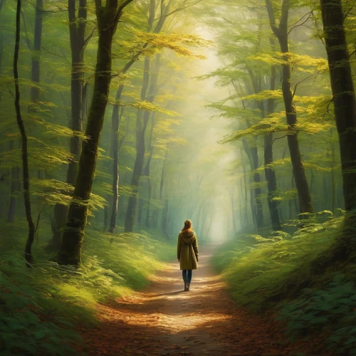 germany forest,forest path,forest walk,woman walking,world digital painting,girl walking away,forest road,forest of dreams,green forest,forest landscape,the mystical path,autumn walk,forest background,holy forest,in the forest,girl with tree,autumn forest,the path,pathway,deciduous forest,Conceptual Art,Daily,Daily 11