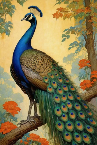 peacock,male peacock,peafowl,blue peacock,fairy peacock,an ornamental bird,ornamental bird,peacocks carnation,bird painting,peacock feathers,oriental painting,pheasant,peacock eye,khokhloma painting,ring necked pheasant,ring-necked pheasant,blue parrot,guatemalan quetzal,prince of wales feathers,meleagris gallopavo,Illustration,Retro,Retro 01