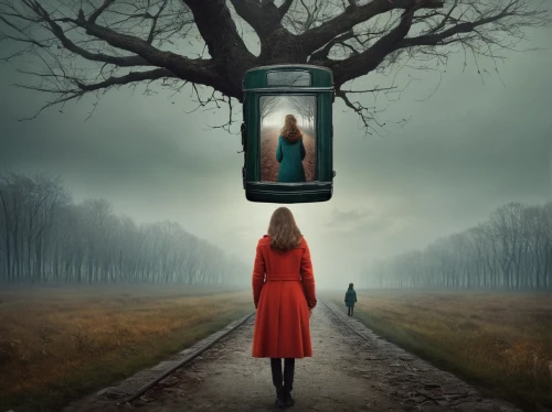photo manipulation,girl with tree,photomanipulation,conceptual photography,photoshop manipulation,the girl next to the tree,image manipulation,transfusion,parallel worlds,girl walking away,digital compositing,surrealism,bell jar,mystical portrait of a girl,woman walking,parallel world,photomontage,girl in a long,lamplighter,equilibrist,Photography,Documentary Photography,Documentary Photography 32