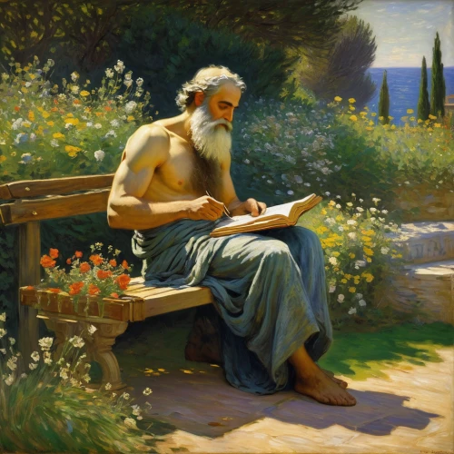 persian poet,girl in the garden,idyll,scholar,girl studying,lev lagorio,child with a book,reading,relaxing reading,readers,in the garden,narcissus of the poets,bouguereau,blonde woman reading a newspaper,work in the garden,poet,picking flowers,summer evening,reader,abraham,Art,Artistic Painting,Artistic Painting 04