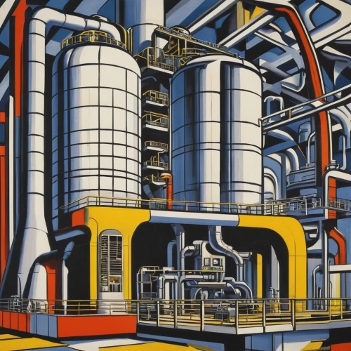industrial plant,industrial landscape,industrial tubes,industries,gas compressor,industry,chemical plant,factories,heavy water factory,industry 4,petrochemical,pipes,petrochemicals,brewery,grain plant,concrete plant,industrial,refinery,escher,thermal power plant,Art,Artistic Painting,Artistic Painting 39