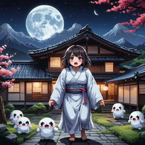 japanese sakura background,sakura background,kimonos,full moon,full moon day,sakura mochi,tsukemono,japanese background,japanese art,kawaii panda,mid-autumn festival,studio ghibli,anime japanese clothing,japanese icons,japanese kawaii,japanese culture,game illustration,moonlit night,ori-pei,lanterns,Photography,General,Natural