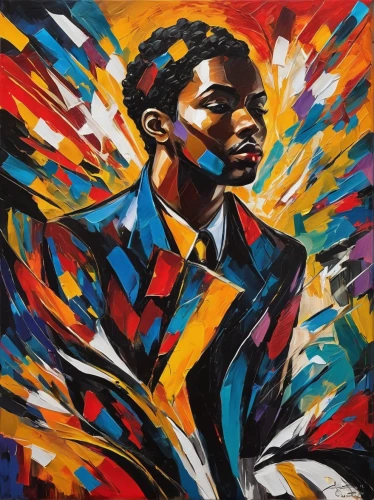 oil painting on canvas,a black man on a suit,black businessman,african businessman,oil on canvas,man with saxophone,african man,young man,art painting,havana,muhammad ali,african boy,marsalis,musician,art tatum,jazz pianist,frank sinatra,santiago di cuba,jazz,art,Conceptual Art,Oil color,Oil Color 24