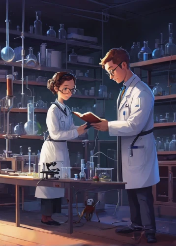 chemical laboratory,chemist,natural scientists,laboratory information,pharmacy,laboratory,laboratory flask,apothecary,reagents,theoretician physician,researchers,pharmacist,examining,scientist,sci fiction illustration,science education,medical illustration,laboratory equipment,formula lab,pathologist,Conceptual Art,Sci-Fi,Sci-Fi 05