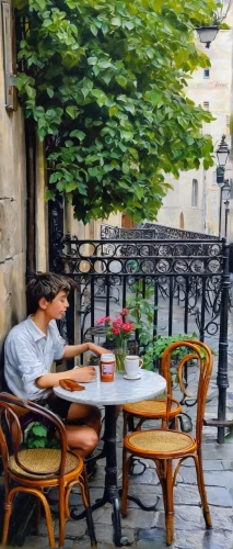 paris cafe,parisian coffee,woman at cafe,woman drinking coffee,street cafe,people reading newspaper,watercolor paris,watercolor paris balcony,women at cafe,krakow,outdoor table,outdoor dining,bucharest,man on a bench,budapest,aix-en-provence,outdoor table and chairs,breakfast outside,prague,café,Art,Classical Oil Painting,Classical Oil Painting 43