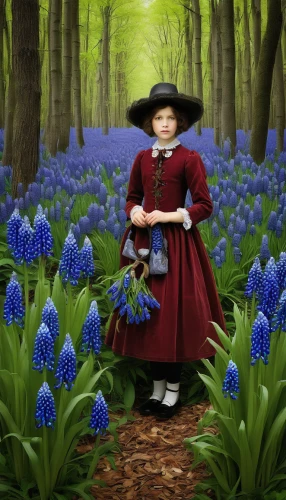 blue bonnet,bluebonnet,hyacinths,texas bluebonnet,hyacinth,muscari armeniacum,muscari,clove garden,queen-elizabeth-forest-park,graph hyacinth,cloves schwindl inge,photoshop manipulation,fantasy picture,bluebell,bach flower therapy,mary poppins,splendor of flowers,photo manipulation,grape hyacinths,lady tulip,Photography,Documentary Photography,Documentary Photography 29