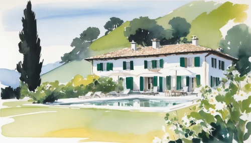 villa balbianello,villa balbiano,home landscape,bendemeer estates,house painting,villa cortine palace,watercolor wine,pool house,villa,country house,villa borghese,chateau,villa d'este,private house,house by the water,country hotel,luxury property,chateau margaux,house drawing,provencal life,Art,Artistic Painting,Artistic Painting 24