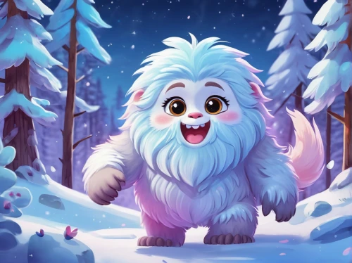 yeti,snow monkey,pekingese,pomeranian,christmas snowy background,snowball,havanese,german spitz mittel,winter animals,german spitz,samoyed,bearded collie,snowflake background,keeshond,shih tzu,winter background,father frost,maltepoo,cavachon,forest king lion,Illustration,Japanese style,Japanese Style 01