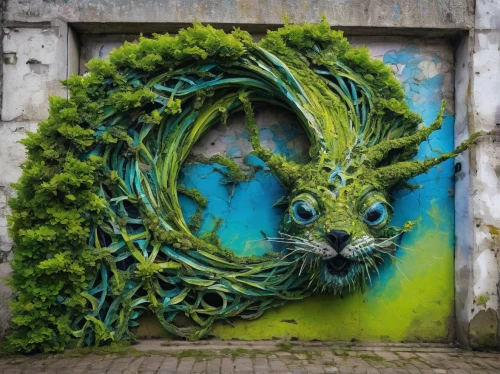 garden door,green dragon,door wreath,painted dragon,forest dragon,fairy peacock,green wreath,graffiti art,grafitti,peacock,fairy door,smoke art,medusa,urban street art,streetart,wooden door,nature art,street artist,urban art,graffiti,Conceptual Art,Graffiti Art,Graffiti Art 03