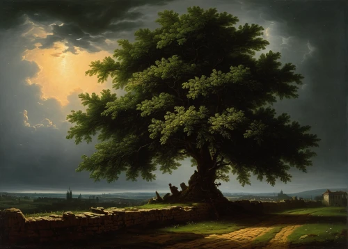 groenendael,robert duncanson,dutch landscape,oak tree,celtic tree,flourishing tree,elm tree,isolated tree,poplar tree,bodhi tree,linden tree,rosewood tree,rural landscape,chestnut tree,a young tree,girl with tree,oak,a tree,farm landscape,walnut trees,Art,Classical Oil Painting,Classical Oil Painting 25