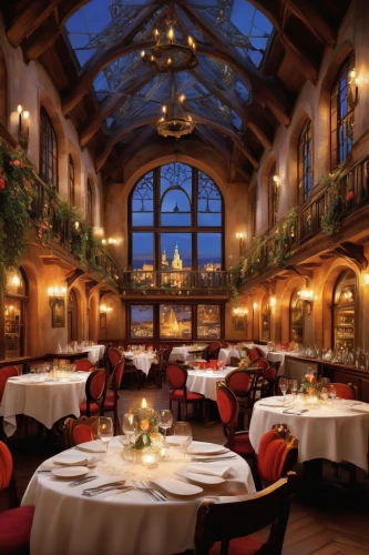 fine dining restaurant,banff springs hotel,alpine restaurant,restaurant bern,new york restaurant,a restaurant,exclusive banquet,gaylord palms hotel,fairmont chateau lake louise,restaurants,bistro,fine dining,restaurant,dining,the disneyland resort,restaurant ratskeller,bistrot,wild west hotel,breakfast room,romantic dinner,Conceptual Art,Oil color,Oil Color 03