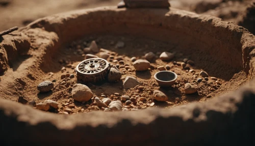 sand clock,sand timer,brick-kiln,excavation,roman excavation,excavation site,archeology,steampunk gears,archaeology,wooden wheel,manhole,stone oven,archaeological dig,cog,coffee wheel,cogwheel,mud village,lalibela,watchmaker,cannon oven,Photography,General,Cinematic