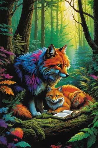 foxes,fox stacked animals,fox,a fox,firefox,garden-fox tail,child fox,fox with cub,forest animals,woodland animals,little fox,mozilla,forest animal,cute fox,red fox,wolf couple,redfox,adorable fox,vulpes vulpes,fox hunting,Illustration,American Style,American Style 07