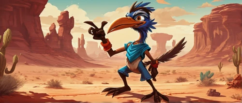 roadrunner,blue-winged wasteland insect,feathered race,kokopelli,desert run,bird kingdom,bird bird kingdom,bird of paradise,snips,blue macaw,desert background,namib,blue bird,capture desert,feathers bird,bird png,blue parrot,guards of the canyon,2d,exotic bird,Conceptual Art,Fantasy,Fantasy 26