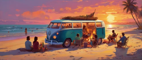 vwbus,school bus,schoolbus,stagecoach,sunset beach,red bus,vanagon,bus,dream beach,sunrise beach,camper on the beach,trolley bus,camping bus,volkswagenbus,campervan,cuba beach,shuttle bus,minibus,travel destination,beach scenery,Conceptual Art,Fantasy,Fantasy 18