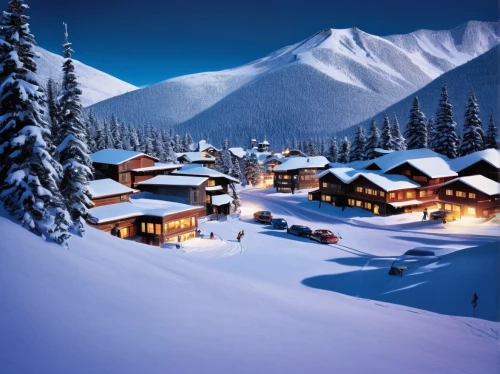 ski resort,winter village,whistler,christmas landscape,alpine village,mountain huts,snow landscape,snowy landscape,christmas snowy background,british columbia,snow scene,sunshinevillage,ski facility,snowy mountains,mountain village,ski station,christmas town,winter landscape,yukon territory,winter background,Unique,3D,Toy