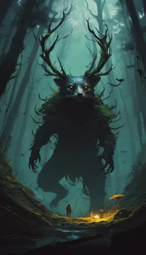 forest animal,druid grove,druid,forest man,elk,haunted forest,druids,the forest fell,forest king lion,forest dragon,stag,forest dark,the forest,glowing antlers,game illustration,forest animals,forest,horned,old-growth forest,holy forest,Conceptual Art,Fantasy,Fantasy 06
