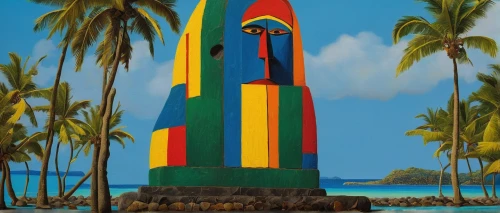 obelisk,tahiti,bora-bora,travel poster,the moai,cuba background,seychelles,mauritius,totem pole,easter island,bora bora,khokhloma painting,tropical bird climber,south pacific,moai,moorea,south seas,toco toucan,rabaul,luau,Art,Artistic Painting,Artistic Painting 36