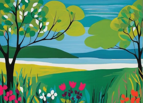 carol colman,springtime background,brook landscape,river landscape,meadow landscape,spring meadow,spring background,coastal landscape,mangroves,flower painting,fabric painting,forest landscape,carol m highsmith,beach landscape,small landscape,salt meadow landscape,flowering meadow,an island far away landscape,glass painting,summer meadow,Art,Artistic Painting,Artistic Painting 23