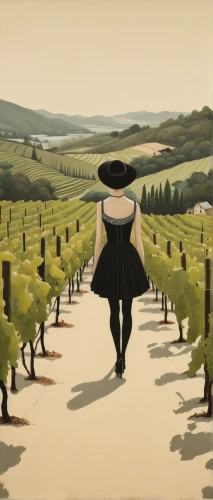 winemaker,wine harvest,viticulture,vineyards,wine region,wine country,castle vineyard,grape plantation,grant wood,vineyard,southern wine route,napa valley,napa,winery,chateau margaux,winegrowing,young wine,olive grove,tuscan,wines,Illustration,Abstract Fantasy,Abstract Fantasy 05