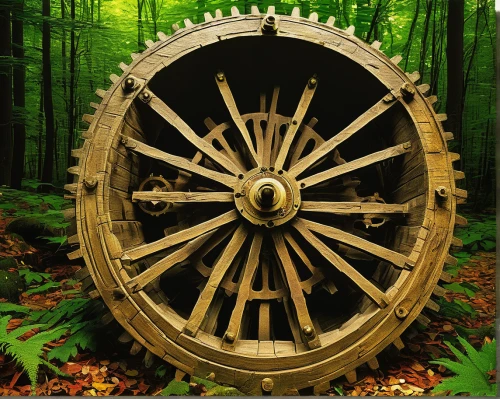 wooden wheel,old wooden wheel,iron wheels,cog wheels,cogwheel,wooden cable reel,old wheel,ships wheel,wagon wheel,water wheel,ship's wheel,wheel,bicycle wheel,rim of wheel,potter's wheel,dharma wheel,wooden spool,wheel hub,cog,cable reel,Art,Classical Oil Painting,Classical Oil Painting 03