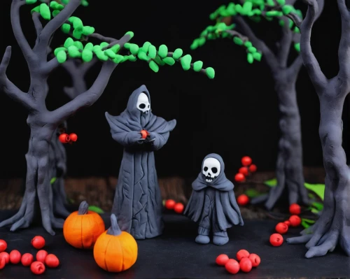 halloween ghosts,halloween scene,halloween pumpkin gifts,marzipan figures,halloween background,halloween bare trees,halloween decor,halloween decoration,halloween border,halloween borders,halloween decorations,halloween candy,halloween banner,halloween paper,danse macabre,halloween travel trailer,halloween decorating,day of the dead frame,halloweenchallenge,ebony trees and persimmons,Unique,3D,Clay