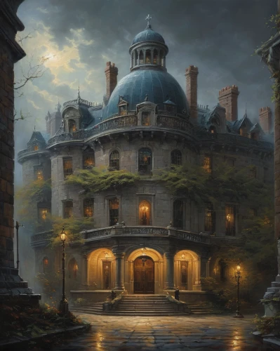 castle of the corvin,ghost castle,fantasy landscape,ancient city,ancient house,constantinople,fantasy picture,haunted castle,evening atmosphere,haunted cathedral,beautiful buildings,hall of the fallen,gold castle,dandelion hall,town house,world digital painting,fantasy art,witch's house,victorian,new castle,Conceptual Art,Fantasy,Fantasy 29