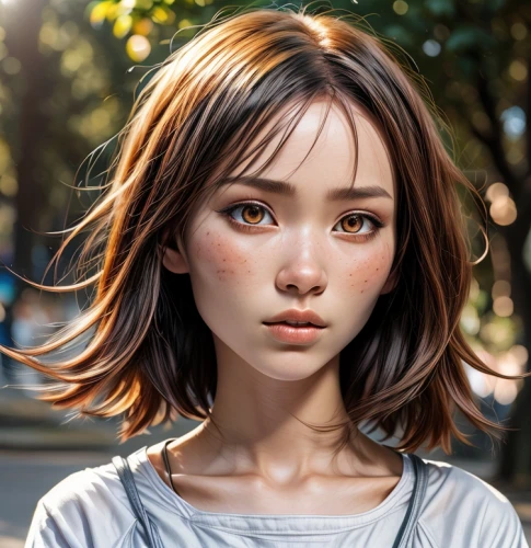 girl portrait,natural cosmetic,portrait of a girl,cinnamon girl,mystical portrait of a girl,young girl,heterochromia,natural color,portrait background,natura,child portrait,clementine,realdoll,mari makinami,child girl,fantasy portrait,retouching,retouch,doll's facial features,shirakami-sanchi