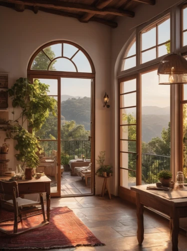wooden windows,breakfast room,french windows,home interior,beautiful home,bay window,sitting room,tuscan,provencal life,luxury home interior,sicily window,window view,daylighting,window treatment,morning light,window frames,house in the mountains,home landscape,veranda,living room,Photography,General,Natural