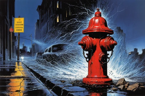 fire hydrants,fire hydrant,hydrant,water hydrant,above-ground hydrant,under ground hydrant,fire hose,standpipe,city in flames,red lighthouse,gas lamp,fire sprinkler,rain water,traffic lamp,bollard,ny sewer,lamp post,electric lighthouse,rain boot,rain of fire,Conceptual Art,Daily,Daily 09