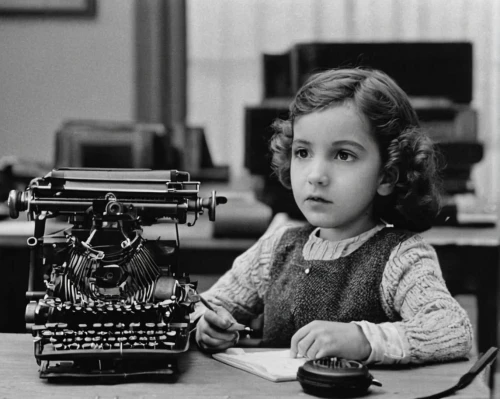 typewriting,girl at the computer,typewriter,telephone operator,child writing on board,screenwriter,switchboard operator,typing machine,the girl studies press,journalist,little girl reading,writers,vintage children,shirley temple,curriculum vitae,content writers,telegram,writer,women in technology,child's diary,Photography,Black and white photography,Black and White Photography 10
