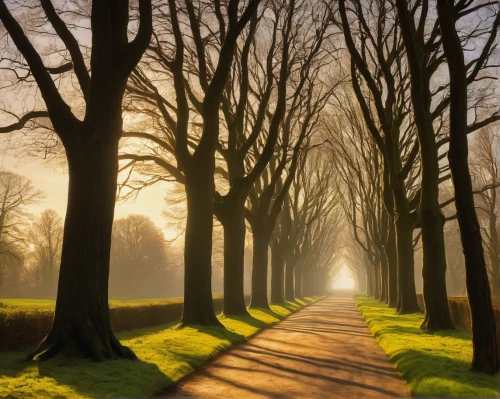 tree lined path,tree-lined avenue,tree lined lane,tree lined,beech trees,row of trees,germany forest,deciduous forest,forest road,forest path,the netherlands,the mystical path,netherlands,aaa,tree canopy,beech forest,deciduous trees,chestnut forest,grove of trees,tree grove,Art,Classical Oil Painting,Classical Oil Painting 20