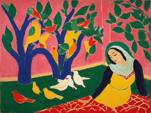 radha,khokhloma painting,girl with tree,girl picking apples,girl in the garden,the annunciation,fruit tree,woman eating apple,praying woman,iranian nowruz,woman praying,rosella,orange tree,girl picking flowers,woman sitting,olive grove,indian art,loosestrife and pomegranate family,fruit fields,hare krishna,Art,Artistic Painting,Artistic Painting 40