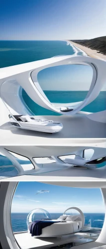 futuristic architecture,futuristic art museum,futuristic landscape,luxury yacht,futuristic car,concept car,yacht exterior,infinity swimming pool,yacht,powerboating,superyacht,boat landscape,speedboat,car roof,mclaren automotive,surfboat,bmw concept x6 activehybrid,bmw new class,folding roof,personal water craft,Conceptual Art,Sci-Fi,Sci-Fi 10