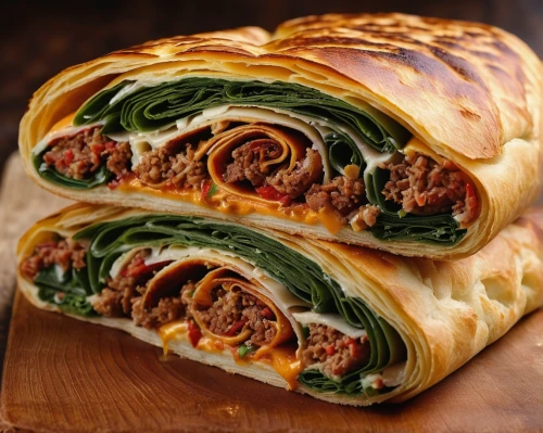 beef wellington,beef roulades,flaky pastry,sausage bread,beef pancake,börek,sandwich wrap,timballo,spanakopita,puff pastry,paratha roll,wrap roti,vanillekipferl,sausage roll,strudel,fatayer,roulade,roll roast,roll pastry,pastellfarben,Art,Classical Oil Painting,Classical Oil Painting 03