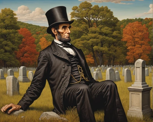 abraham lincoln,lincoln,abe,abraham lincoln monument,portrait background,graves,tombstones,magnolia cemetery,lincoln custom,tombstone,cemetary,lincoln monument,forest cemetery,cd cover,funeral,hollywood cemetery,memento mori,funeral urns,jew cemetery,cemetery,Art,Classical Oil Painting,Classical Oil Painting 28