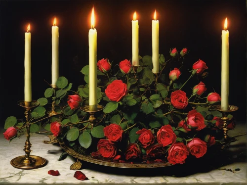 candlestick for three candles,candlemas,valentine candle,advent arrangement,shabbat candles,candlelights,votive candles,rose arrangement,menorah,red roses,votive candle,candlelight,advent wreath,third advent,fourth advent,golden candlestick,romantic rose,table arrangement,candlemaker,with roses,Illustration,Black and White,Black and White 28