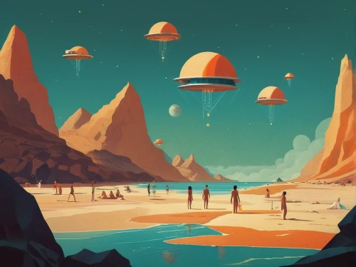 futuristic landscape,alien planet,desert planet,dune landscape,alien world,dune sea,dune,red planet,planet mars,sci fiction illustration,asterales,planets,desert landscape,desert,travelers,space ships,earth rise,space art,desert desert landscape,lunar landscape,Conceptual Art,Daily,Daily 20