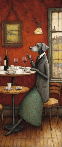 ratatouille,vintage mice,anthropomorphized animals,winemaker,drunkard,whimsical animals,bistrot,figaro,musical rodent,drinking establishment,dining,apéritif,snifter,a glass of wine,fine dining restaurant,diner,cat drinking tea,restaurant ratskeller,straw mouse,spoon-billed,Art,Artistic Painting,Artistic Painting 49