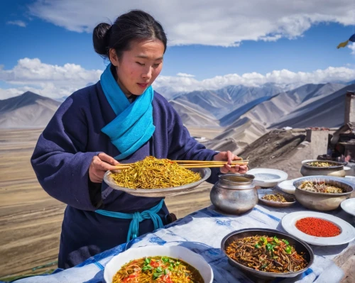 tibetan food,nepalese cuisine,korean royal court cuisine,huaiyang cuisine,tibetan bowls,mongolian food,tibetan bowl,tibetan,indian chinese cuisine,ladakh,burmese food,mongolian barbecue,bhutan,feast noodles,mongolian,gokyo ri,chinese cuisine,korean chinese cuisine,tibet,eastern food,Photography,Documentary Photography,Documentary Photography 14