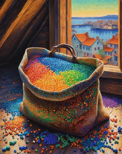 candy cauldron,wishing well,pot of gold background,colored pencil background,colorful water,sand bucket,murano,colorful glass,colorful stars,color pencil,colorful background,chalk drawing,colored pencils,jigsaw puzzle,colorful star scatters,orbeez,oil chalk,color pencils,lead-pouring,pot of gold,Conceptual Art,Daily,Daily 31