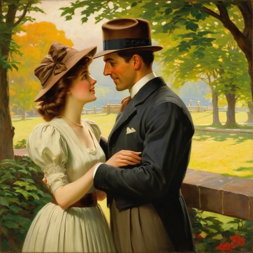 young couple,courtship,vintage man and woman,romantic portrait,vintage boy and girl,man and wife,as a couple,romantic scene,man and woman,engagement,two people,serenade,roaring twenties couple,first kiss,vintage couple silhouette,amorous,honeymoon,couple in love,old couple,beautiful couple,Art,Classical Oil Painting,Classical Oil Painting 15