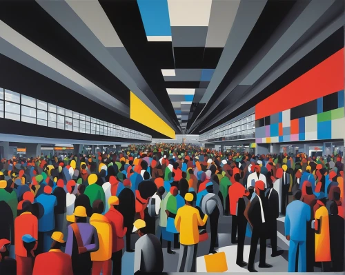 large market,the market,universal exhibition of paris,abstract corporate,klaus rinke's time field,crowd of people,kamppi,crowds,contemporary witnesses,convention,transport hub,eu parliament,crowd,european parliament,factory hall,market,berlin brandenburg airport,mondrian,vector people,futuristic art museum,Art,Artistic Painting,Artistic Painting 34