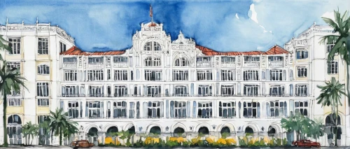 casa fuster hotel,hotel nacional,grand hotel,facade painting,crown palace,the boulevard arjaan,hotel riviera,dragon palace hotel,city palace,palazzo,taj mahal hotel,old havana,balmoral hotel,monaco,the palm,bendemeer estates,art deco,monte carlo,venetian hotel,art nouveau,Conceptual Art,Oil color,Oil Color 08